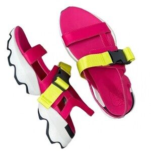 Sorel Pink and Yellow Sandals